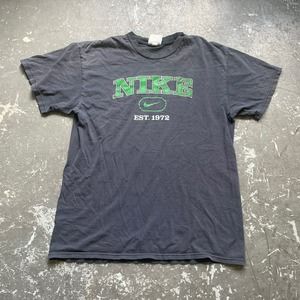 Vintage 90s Grunge NIKE Air Spellout Center Swoosh‎ Size Large Distressed Faded
